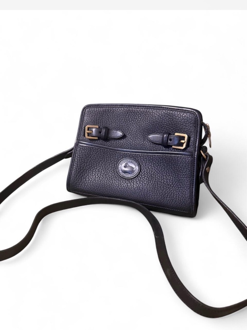Vintage Dooney & Bourke Pebbled leather Crossbody Bag